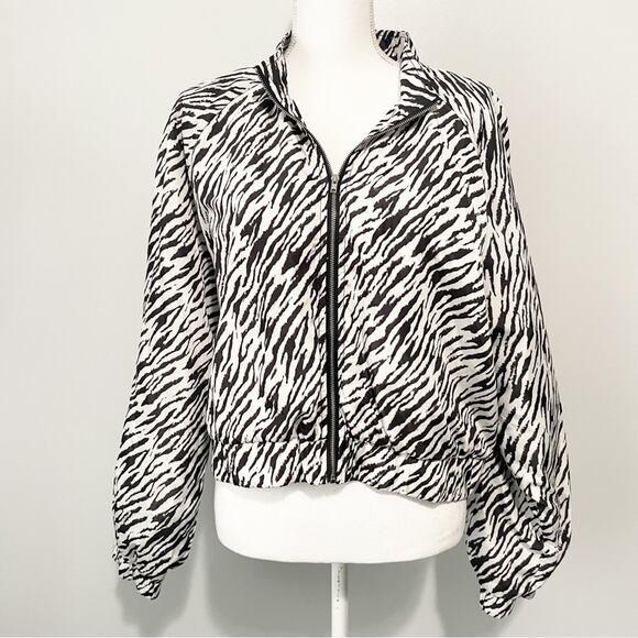 SHEIN Curve zebra print bomber jacket size 3X plus - Picture 1 of 7